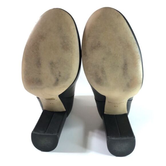 Botkier Rylie Slouchy Ankle Boots Chunky Leather Heeled Booties in Black 8.5 - Picture 11 of 15